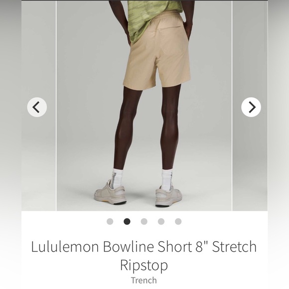 Lululemon Bowline Short 8" Stretch Ripstop BNWT - Picture 2 of 6